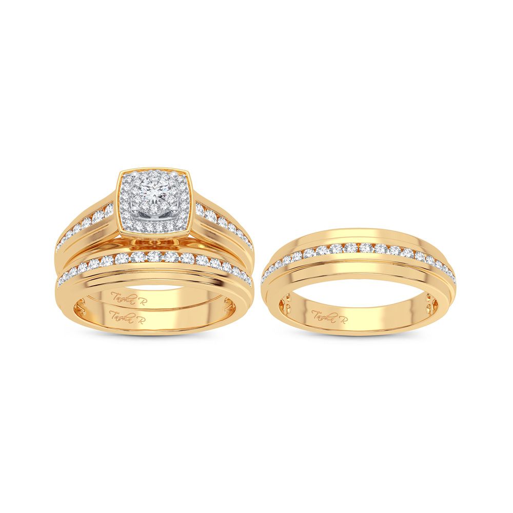 47130_2.jpg 14K 1.00CT Diamond Trio Set - Image 1