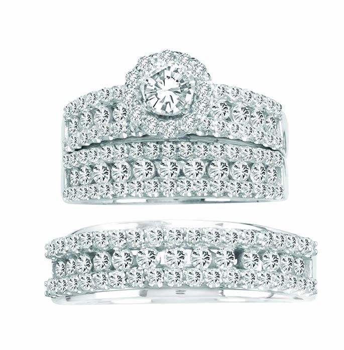 47141.jpg 14K 3.01CT Diamond TRIO SET - Image 1