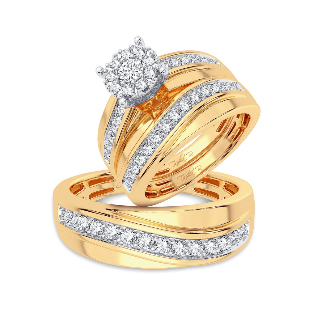47155_1.jpg 14K 1.04CT Diamond Trio Set - Image 1