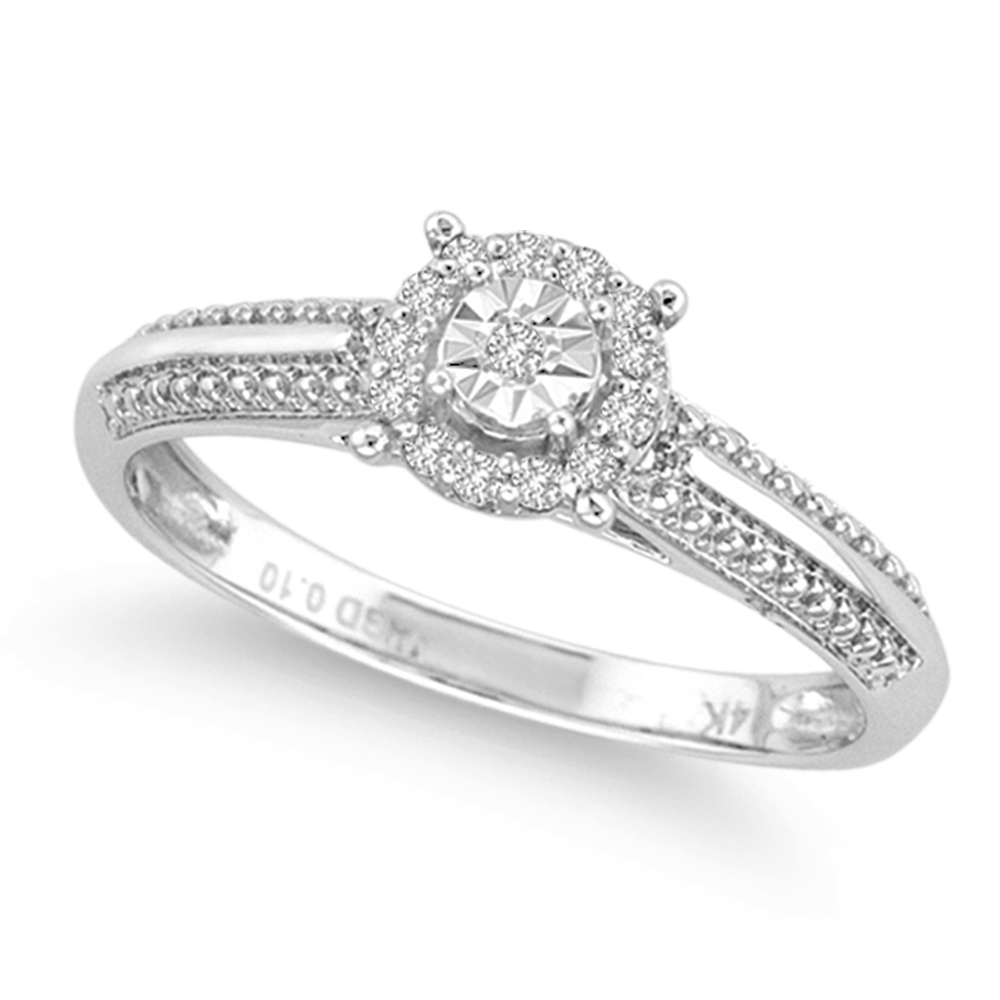 47207.jpg 14K 0.10CT Diamond RING - Image 1
