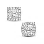 14K 0.26CT DIAMOND EARRING - Image 2