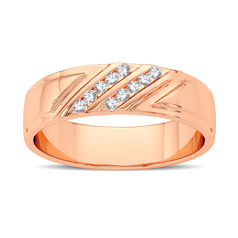 47417_1.jpg 14K 0.10CT Diamond Band - Image 1