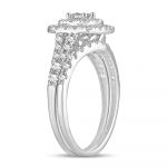 14K 1.00CT DIAMOND BRIDAL RING - Image 2