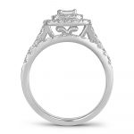 14K 1.00CT DIAMOND BRIDAL RING - Image 3