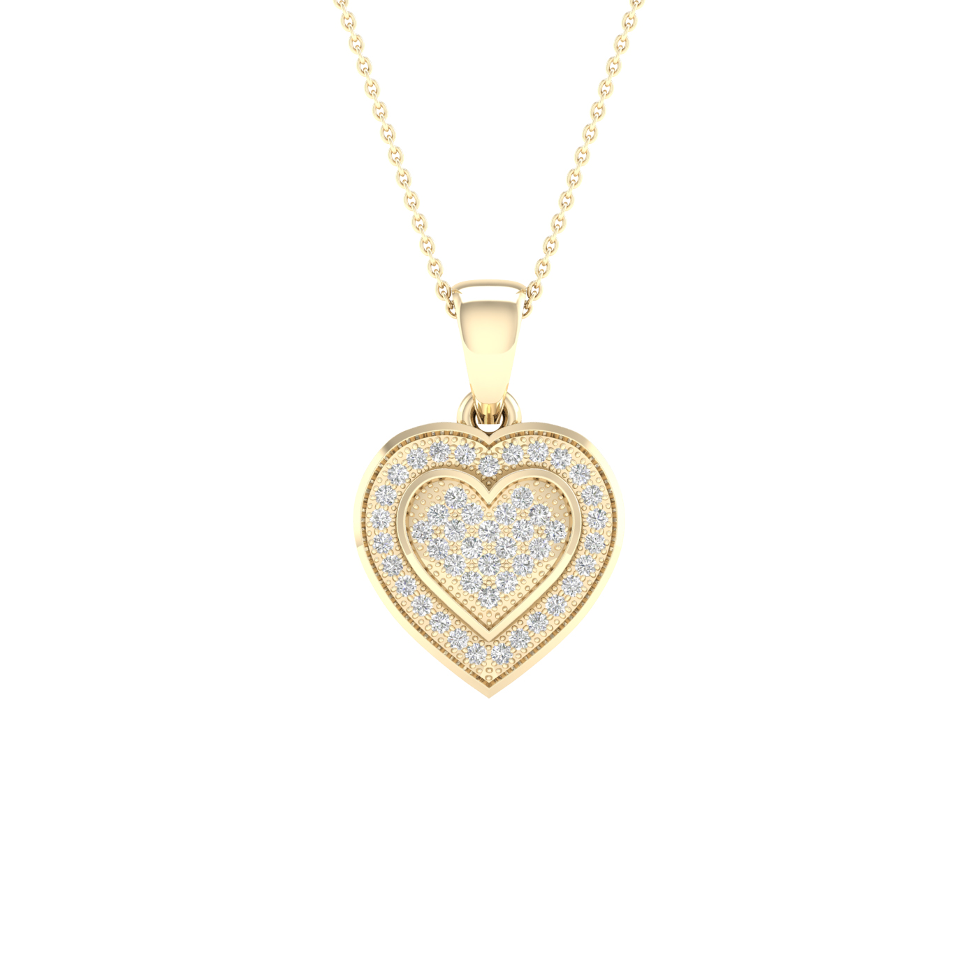 47463_1.jpg 10K 0.15CT Diamond Pendant - Image 1