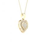 10K 0.15CT Diamond Pendant - Image 2