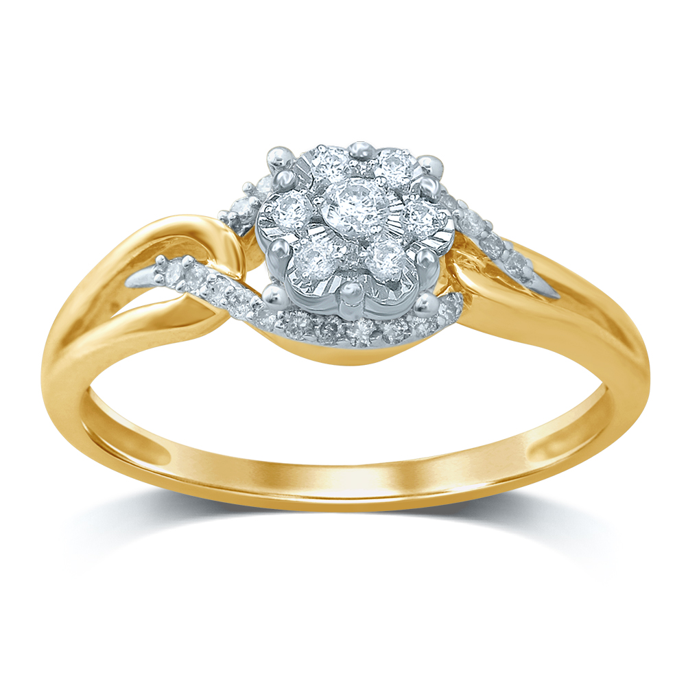 47496.jpg 14K Diamond RING - Image 1