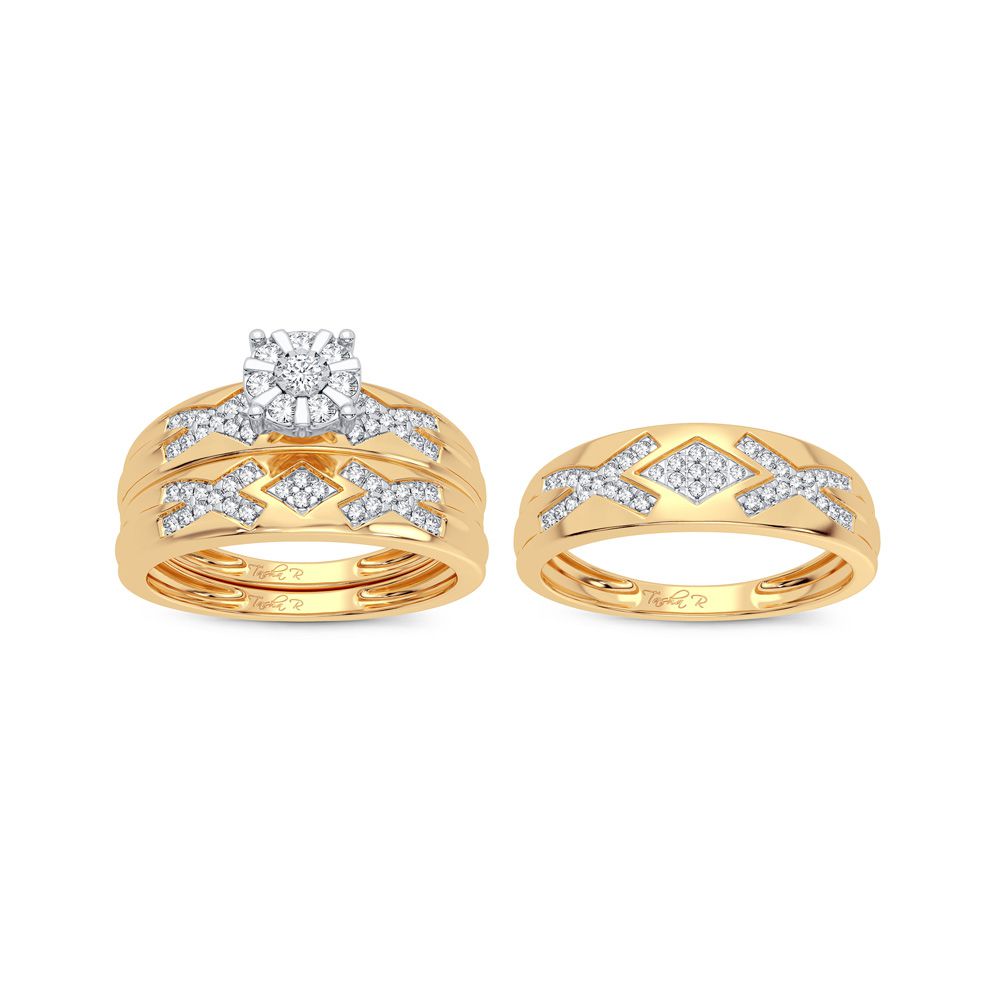 47775_2.jpg 14K 0.33CT Diamond Trio Set - Image 1