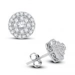 14K 0.62CT Diamond Earring - Image 2