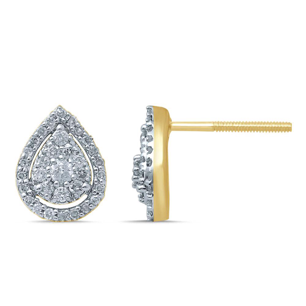 47819.jpg 14K 0.31CT Diamond Earring - Image 1
