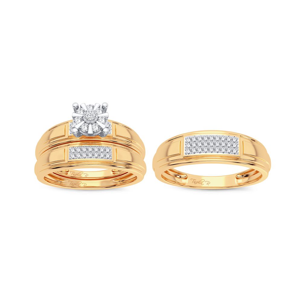 47830_2.jpg 14K 0.25CT Diamond Trio Set - Image 1