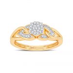 10K 0.08CT Diamond Ring