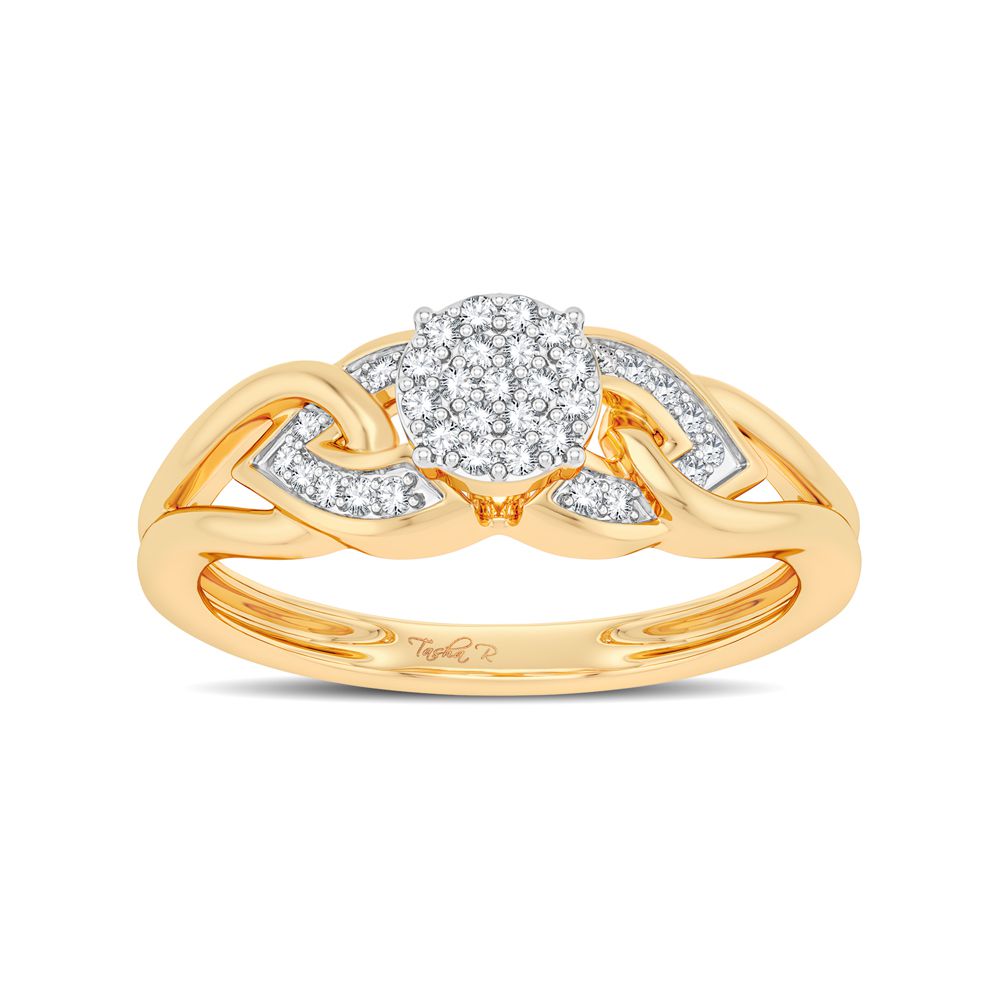 48373_1.jpg 10K 0.08CT Diamond Ring - Image 1