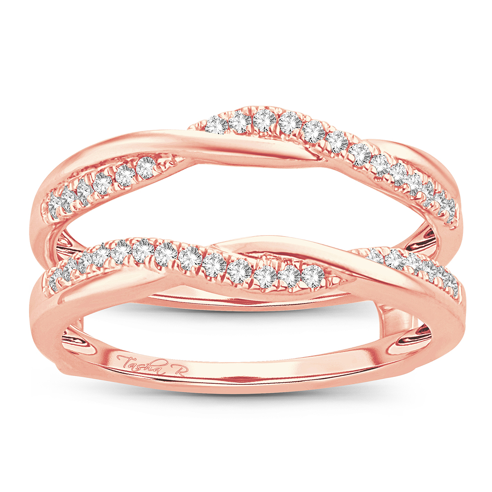 48428_1.jpg 14K 0.25CT Diamond RING GUARD. - Image 1