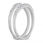 14K 0.26CT Diamond RING GUARD - Image 2