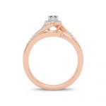 14K 0.25CT Diamond Bridal Ring - Image 3