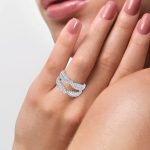 14K 0.75CT Diamond RING GUARD - Image 4