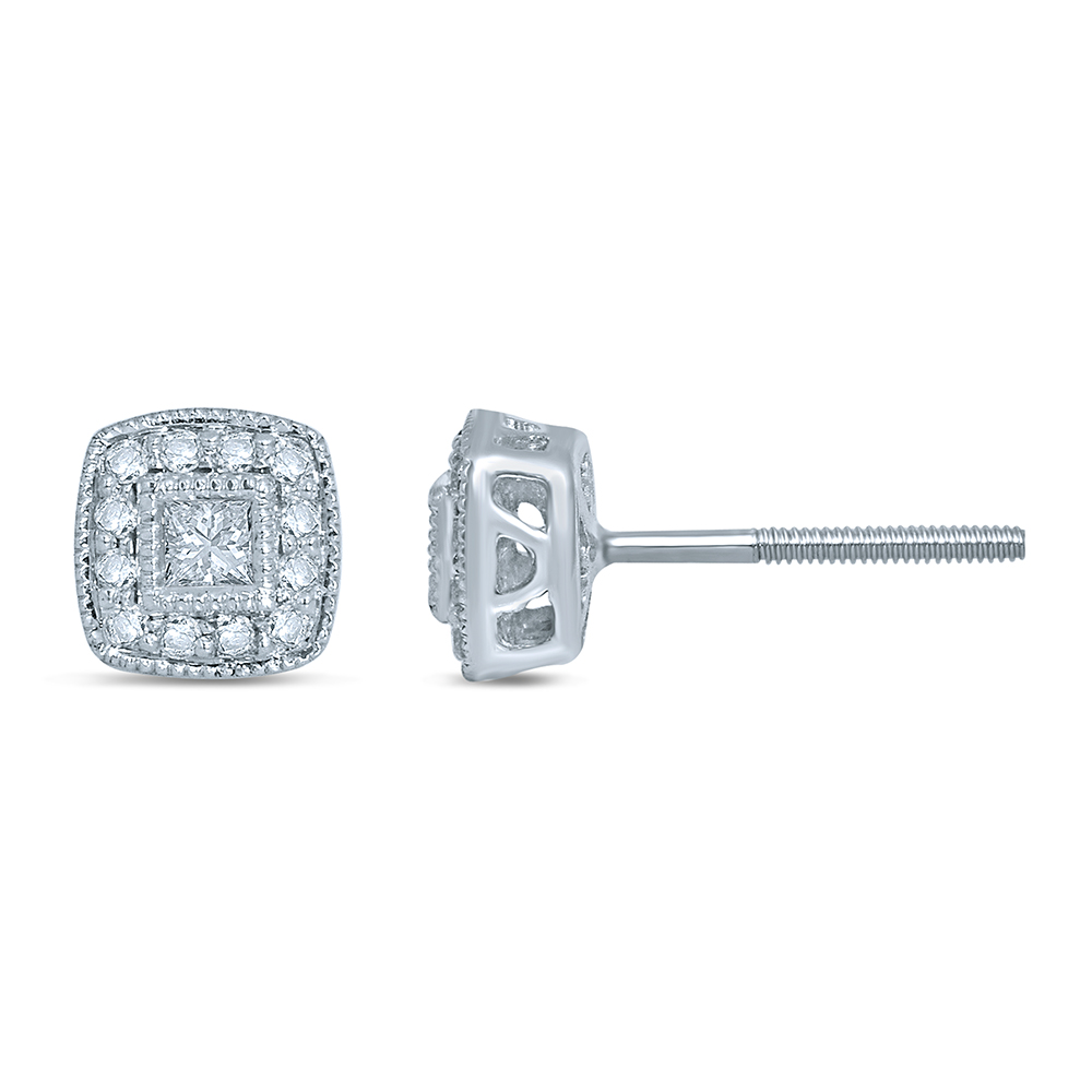 48989.jpg 14K 0.25CT Diamond Earring - Image 1