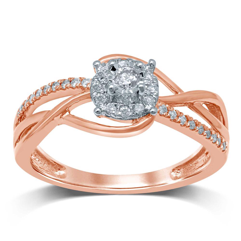 49342.jpg 14K 0.20CT Diamond RING - Image 1
