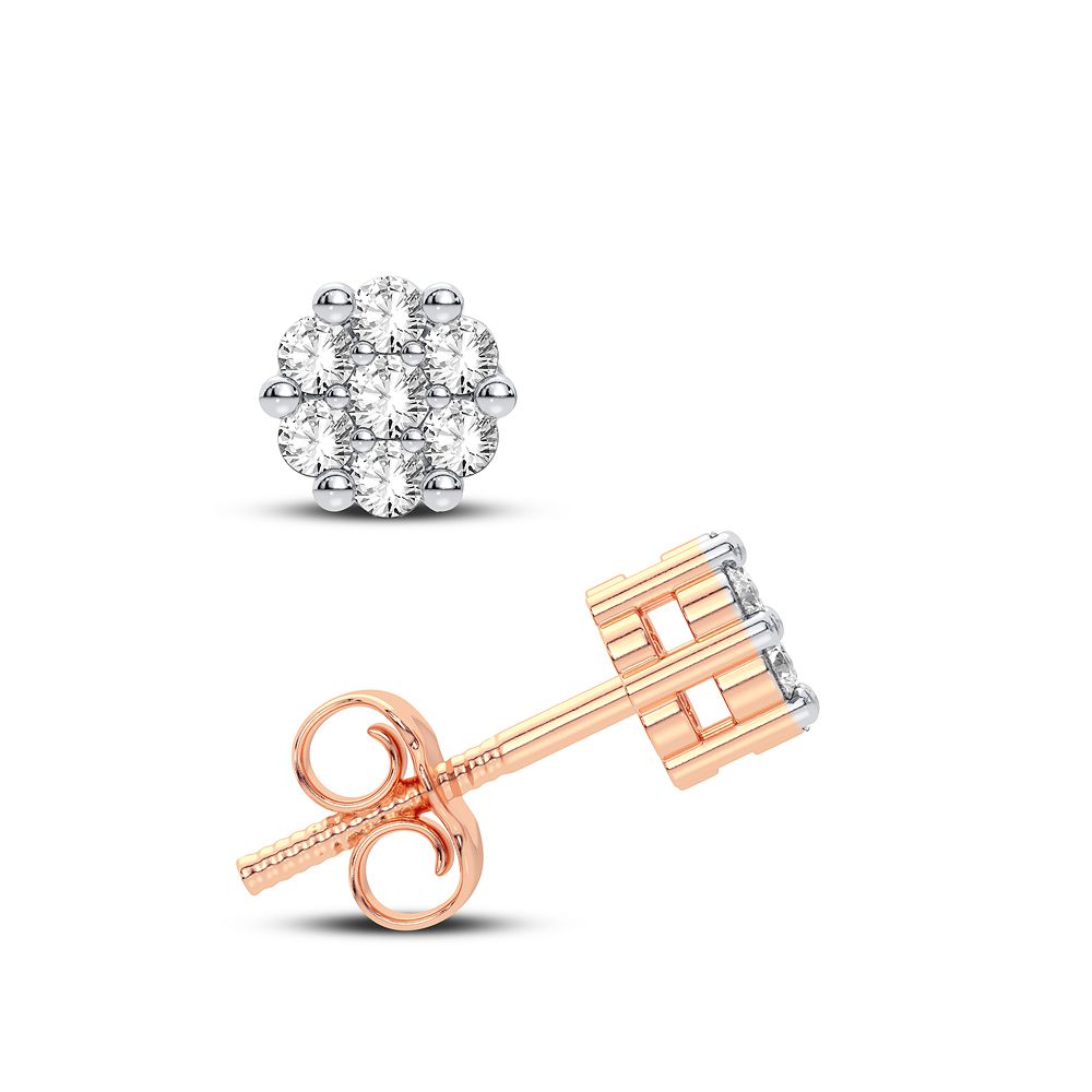 49565_1.jpg 14K 0.09CT Diamond Earring - Image 1