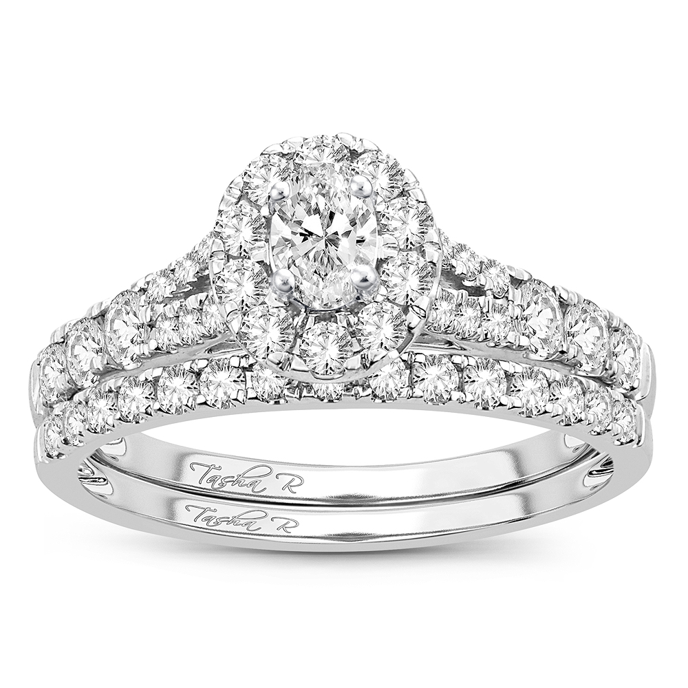 49838_1.jpg 14K 1.00CT Fancy Cut Bridal Ring - Image 1