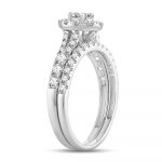 14K 1.00CT Fancy Cut Bridal Ring - Image 2