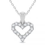 14K 0.25CT Diamond Pendant