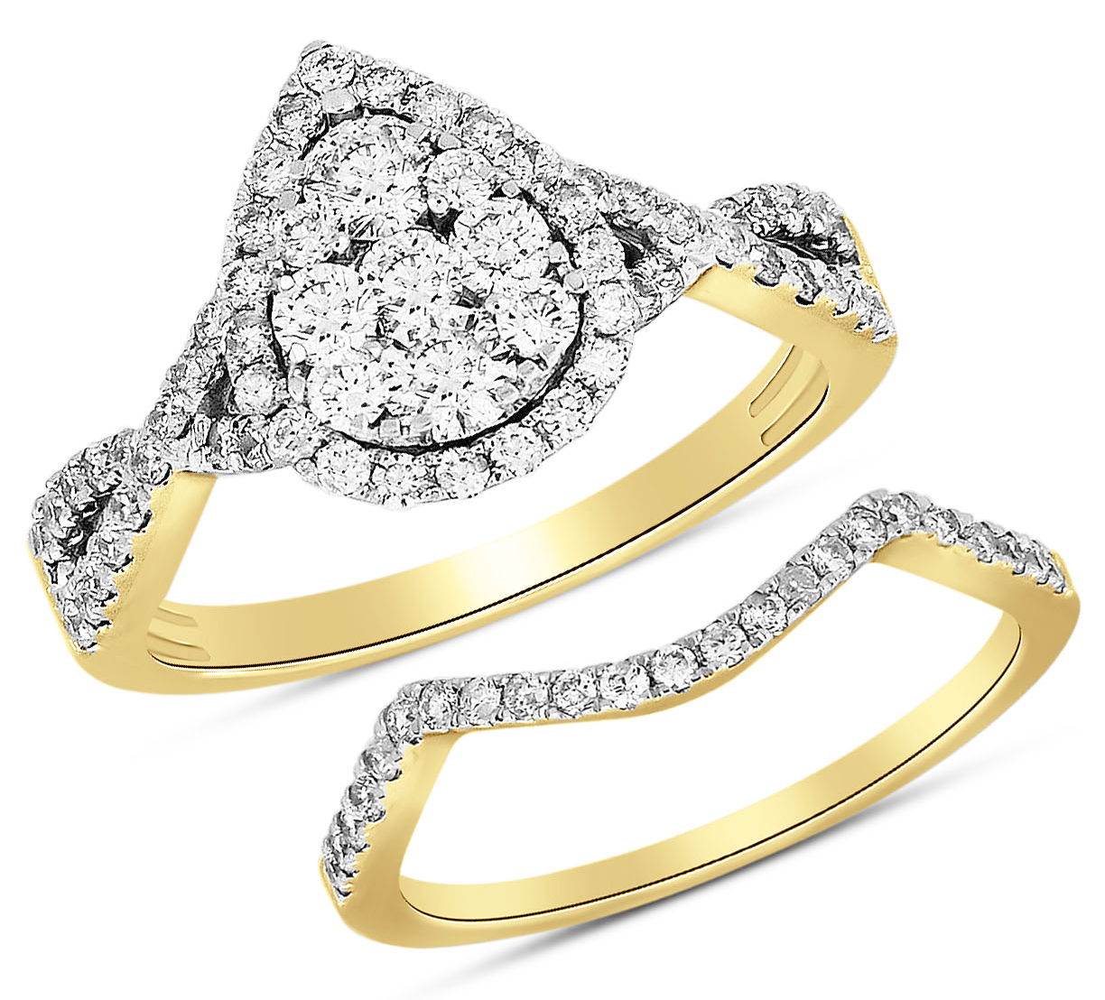 50285_1.jpg 14K 1.00ct Diamond Bridal Ring - Image 1