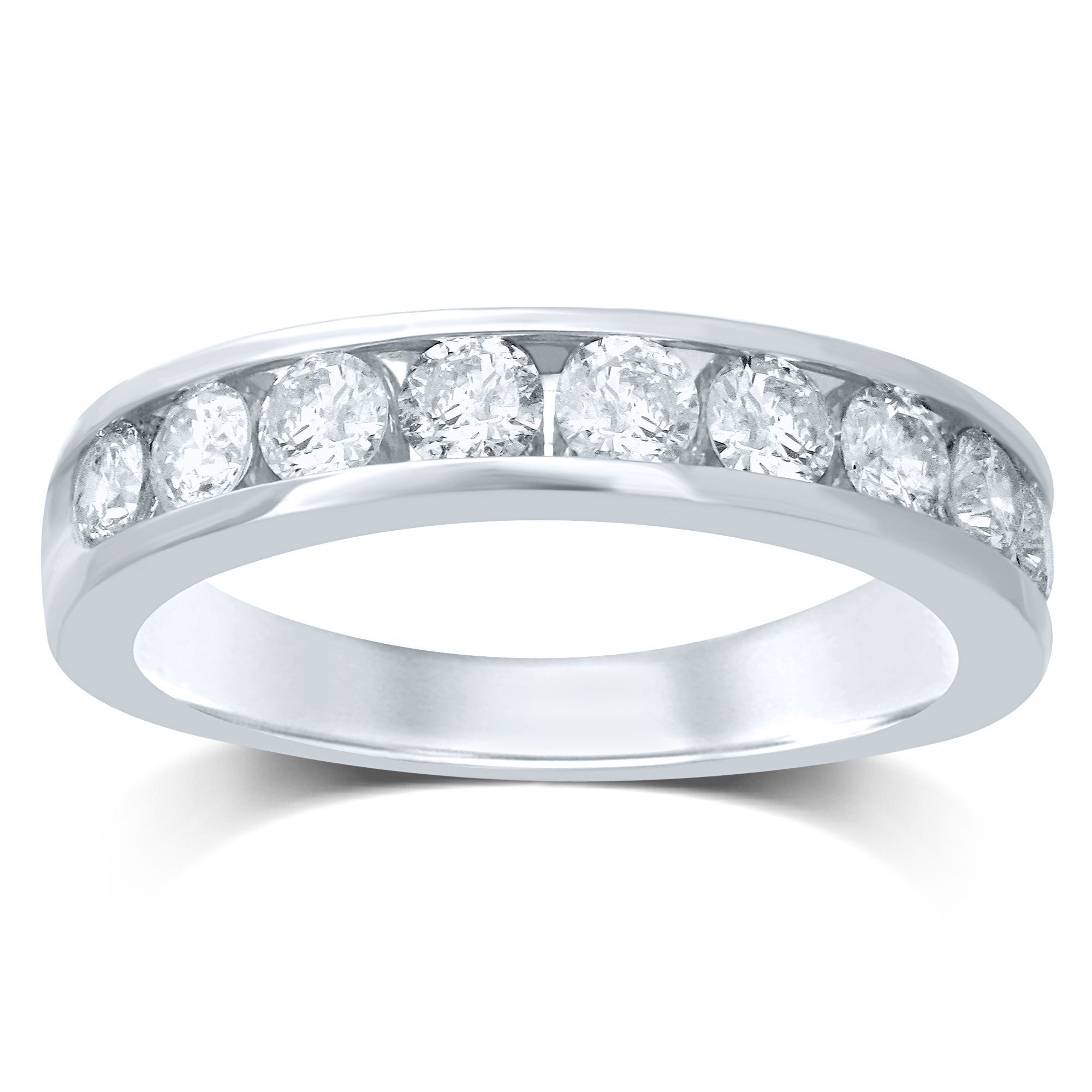 50430_1-6.jpg 14K 0.33CT Diamond Band (9 Diamond Stones) - Image 1