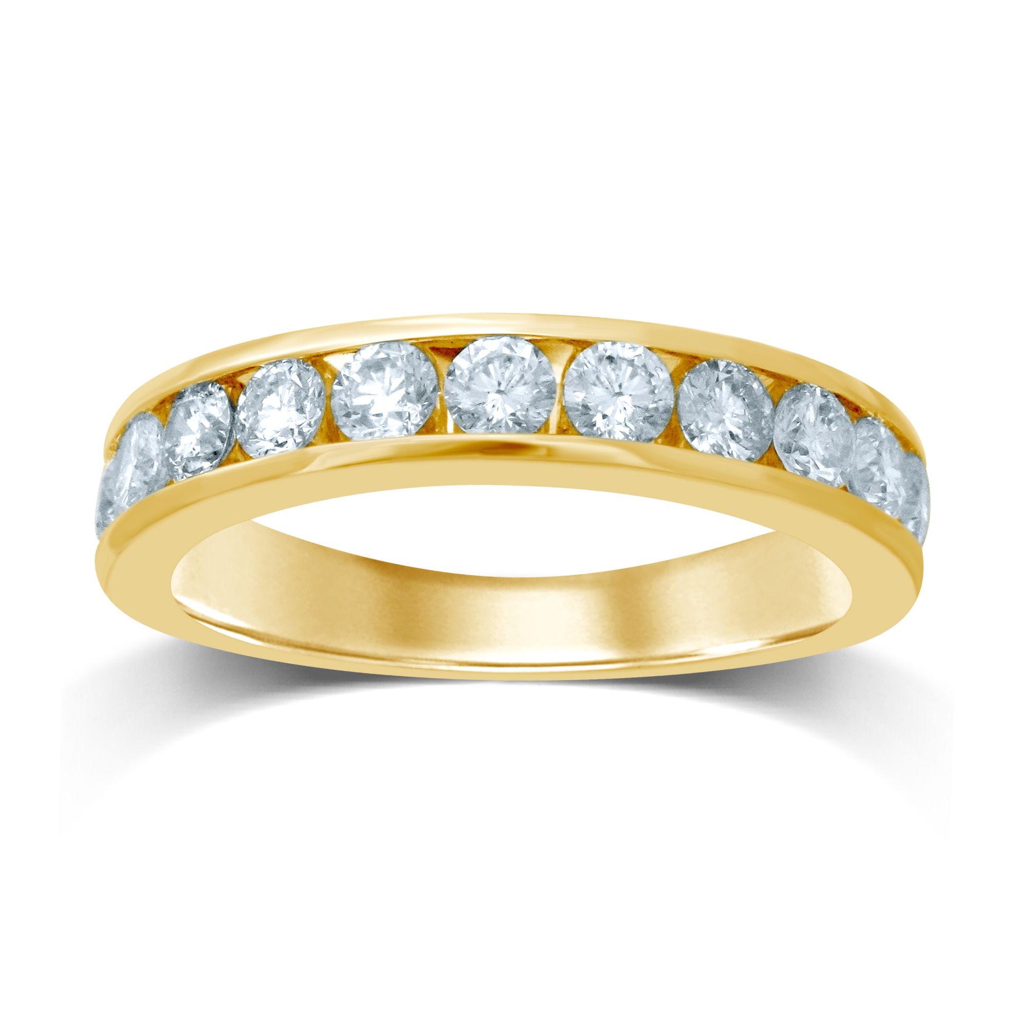 50433_1-4.jpg 14K 1.00CT Diamond Band (11 Diamond Stones) - Image 1