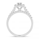 10K 1.00CT DIAMOND BRIDAL RING - Image 3