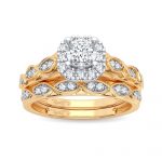 14K 0.42CT Diamond Bridal Ring