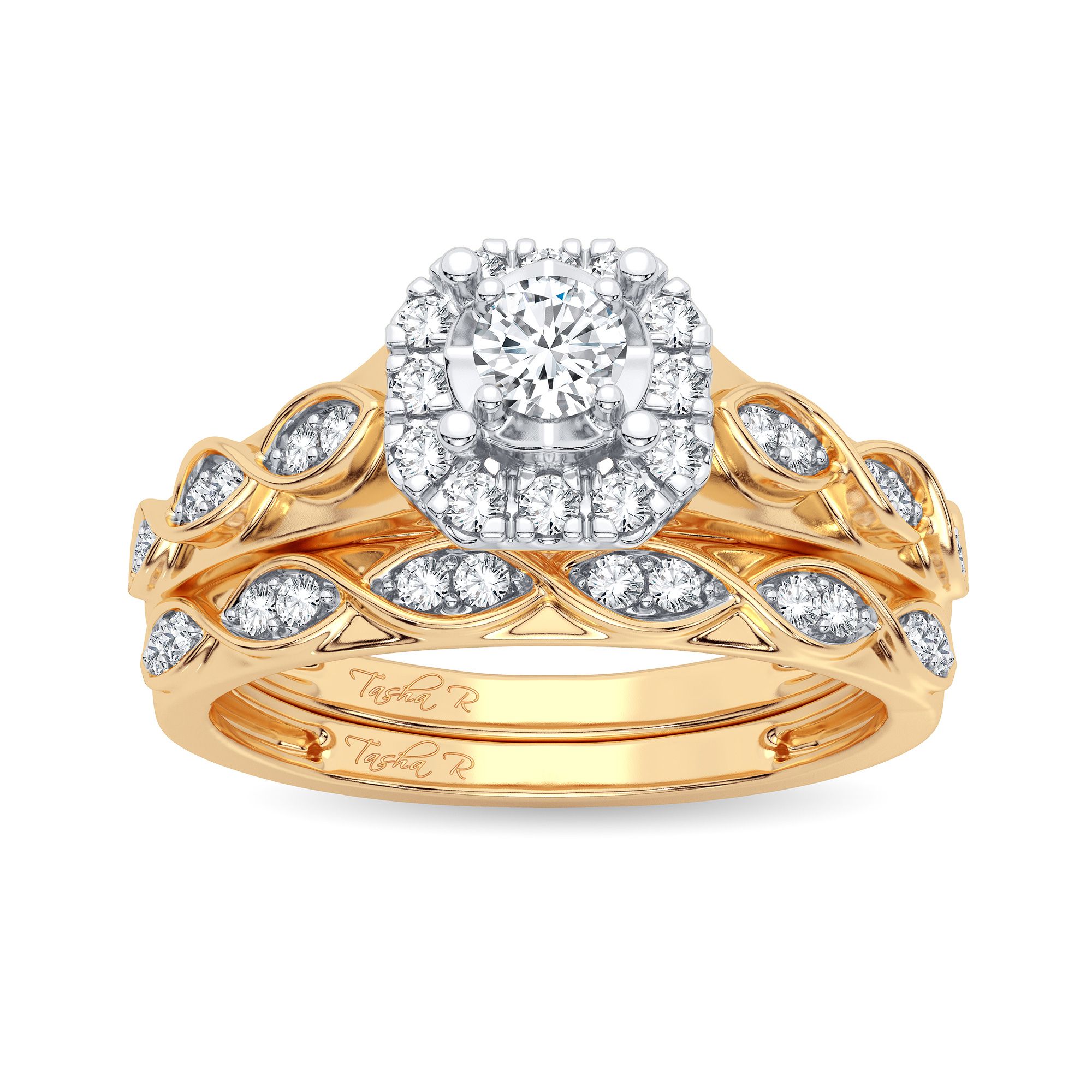 50544_1.jpg 14K 0.42CT Diamond Bridal Ring - Image 1