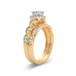 14K 0.42CT Diamond Bridal Ring - Image 2