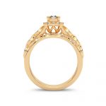 14K 0.42CT Diamond Bridal Ring - Image 3