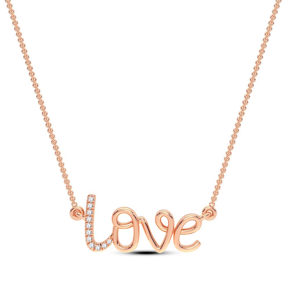 50696_1.jpg 10K 0.02CT Diamond Necklace - Image 1