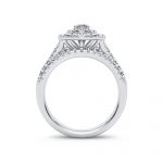14K 1.00CT Diamond Bridal Ring - Image 3