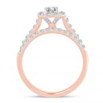 10K 1.00CT DIAMOND BRIDAL RING - Image 3