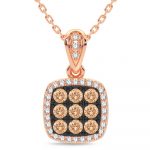 10K 0.32CT Diamond Pendant