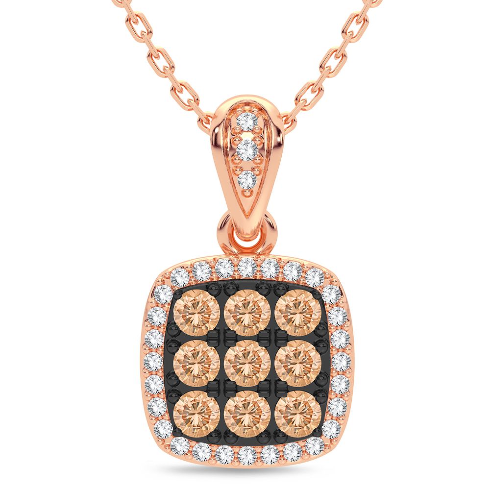 50955_1.jpg 10K 0.32CT Diamond Pendant - Image 1