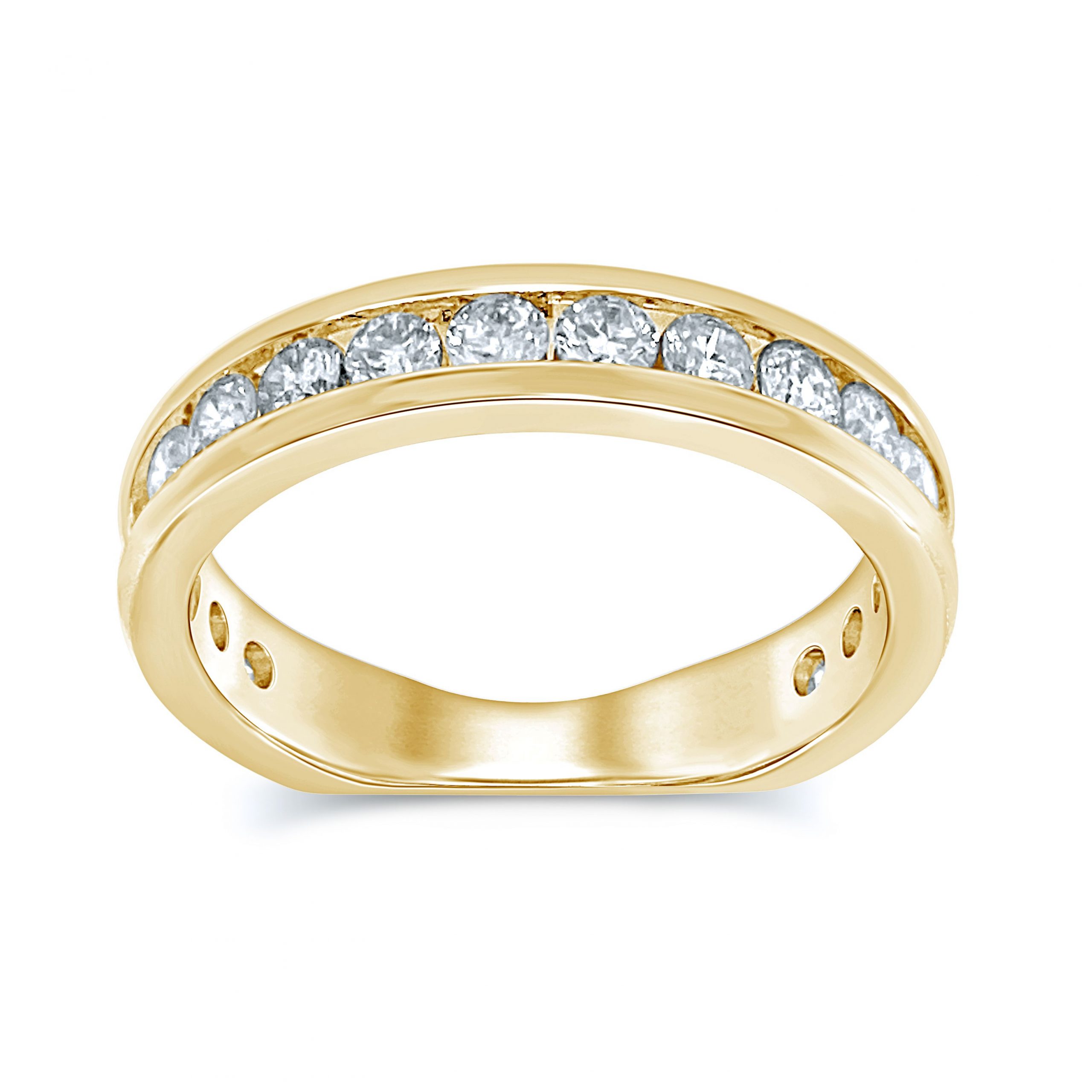 51083_1-5.jpg 14K 0.10CT Diamond Band (18 Diamond Stones) - Image 1
