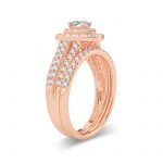 14K 1.00ct Diamond Bridal Ring - Image 2