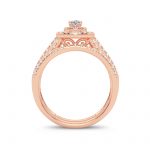 14K 1.00ct Diamond Bridal Ring - Image 3