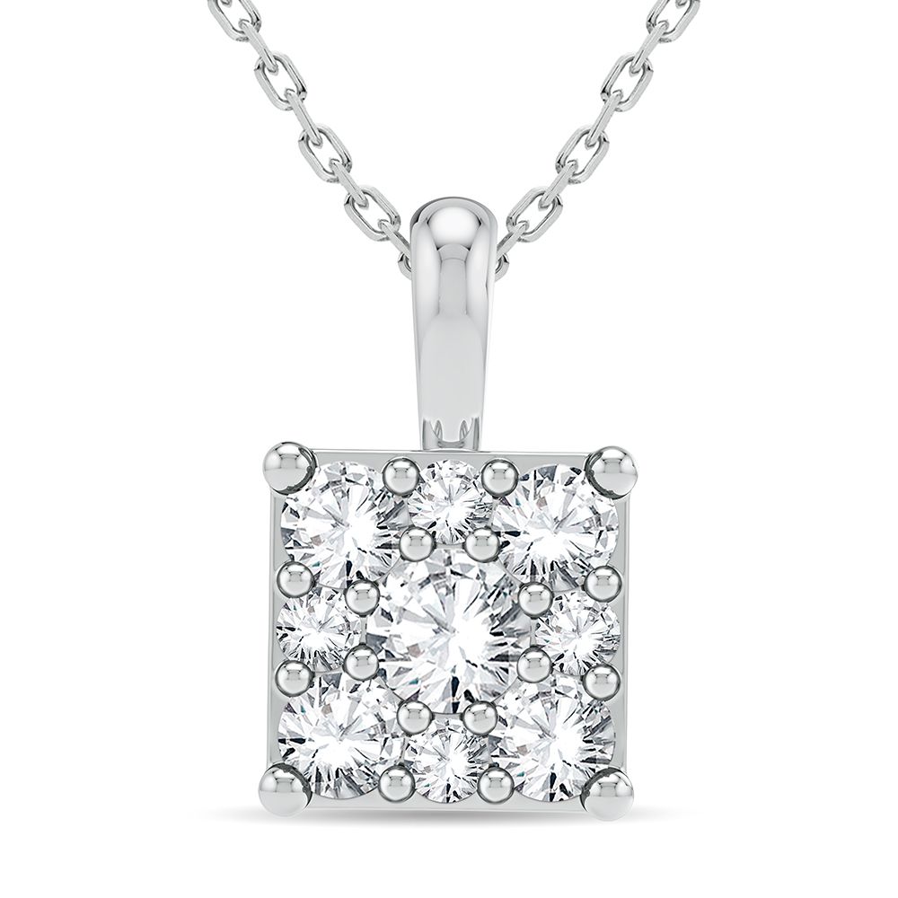 51476_1.jpg 14K 0.23CT Diamond Pendant - Image 1