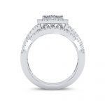 14K 1.00CT Diamond Bridal Ring - Image 3