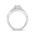 14K 0.50ct Diamond Bridal Ring - Image 3