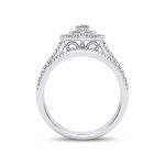 14K 1.00CT Diamond Bridal Ring - Image 3
