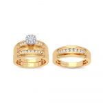 14K 0.75CT Diamond Trio Set - Image 2