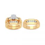 14K 0.87CT Diamond Trio Set - Image 2