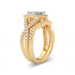 14K 1.00ct Diamond Bridal Ring - Image 2